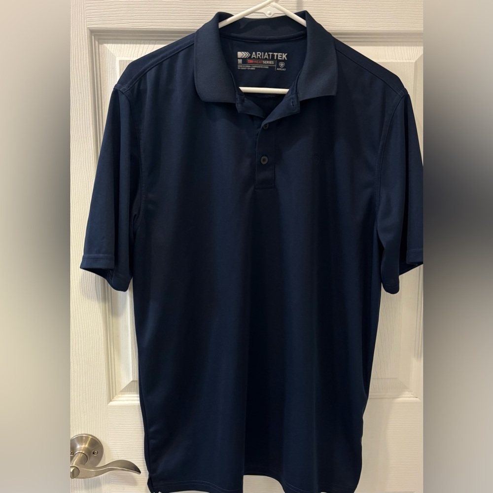 Ariat Tek Men's Dark Blue Polo Shirt